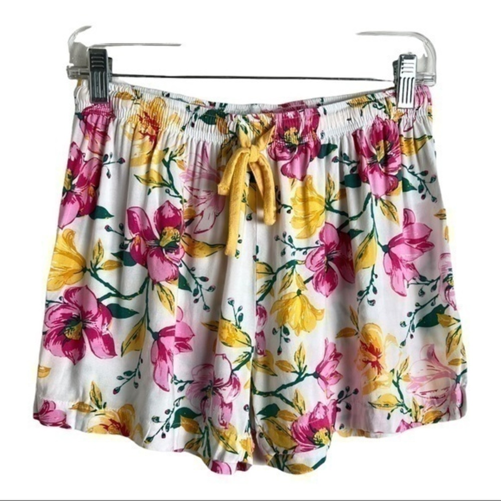 Serra Colorful Floral Beach Summer Shorts Size M